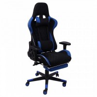 Кресло геймерское AksHome AXEL, RGB, черный, синий
