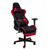 Кресло геймерское AksHome AXEL, RGB, черный, красный
