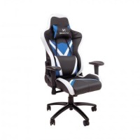 Кресло геймерское AksHome ERAGON, черный, белый, синий