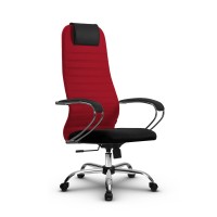 Кресло Metta SU-BK131-10 CH красный / черный