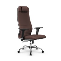 Кресло Metta L 1m 38К2/2D Infinity Easy Clean (MPES) Темно - Коричневый