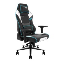 Кресло геймерское ZONE 51 Cyberpunk Limited черный с белым и синим