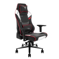 Кресло геймерское ZONE 51 Cyberpunk Limited черный с белым и красным